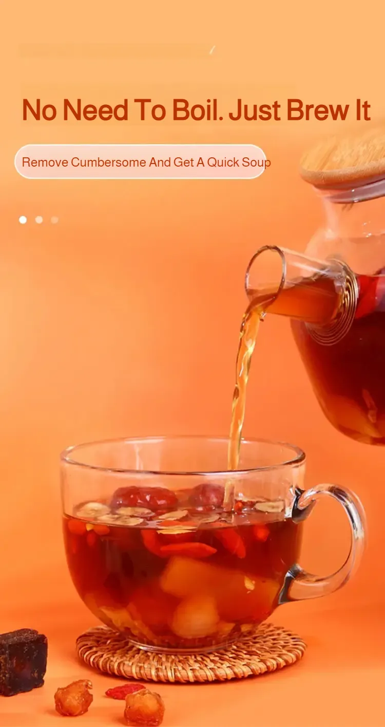 Health Tea Longan Goji Berry Tea Brown Sugar Ginger Tea 黑糖姜枣茶 紅糖姜茶調理大姨媽 月经调理 宫寒