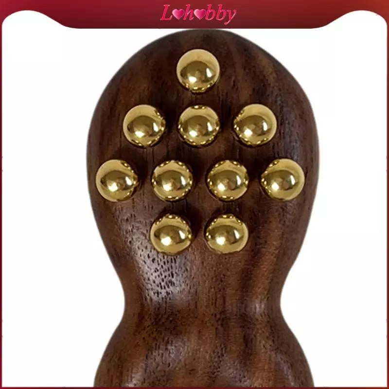 T Shape Massager Body And Face Roller with Handle for Meridian And Muscle