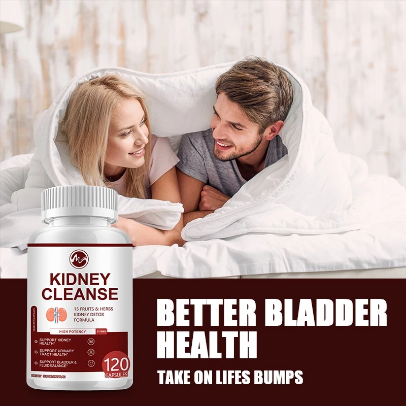 Minch Kidney Cleanse Pills Kidney Health Supplement Detox & Repair 15 in 1 Urinary Tract Health Support, Supports Bladder & Fluid Balance