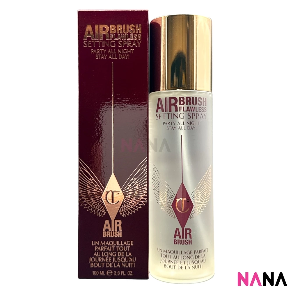 Charlotte Tilbury Airbrush Flawless Setting Spr-ay [100ml x1 / x2, 200ml x1, 34ml x2]
