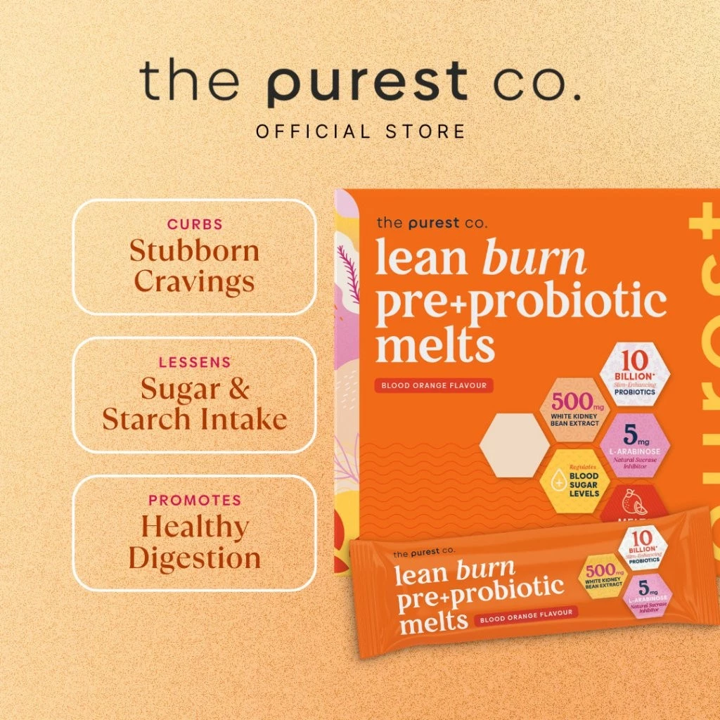 [Carb Control & Feminine Wellness] Purest Co Lean Burn Pre+Probiotic x Feminine Care Pre+Probiotic