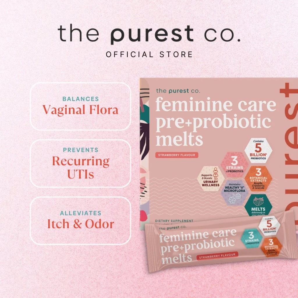 [Carb Control & Feminine Wellness] Purest Co Lean Burn Pre+Probiotic x Feminine Care Pre+Probiotic