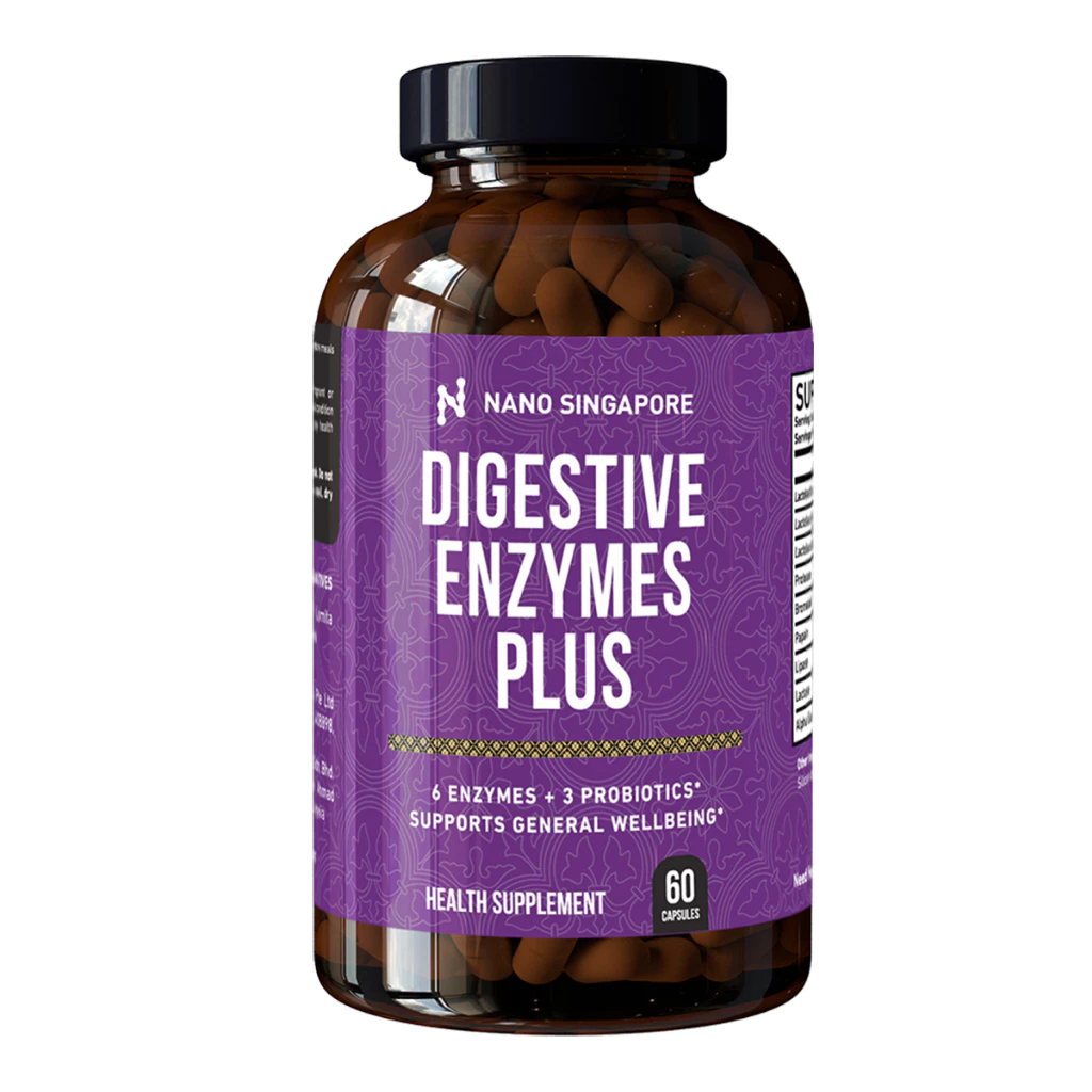 Nano Singapore Digestive Enzyme with Probiotic (60 Capsules)