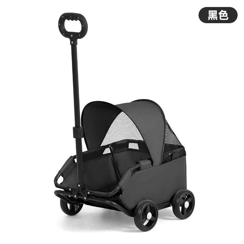 Small Pet Trolley Dog Cat Outdoor Small Dog Pet Cart Lightweight Foldable