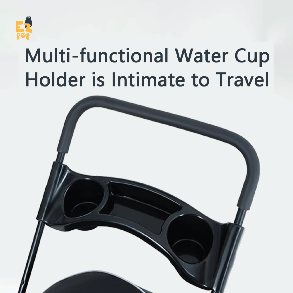 Pet Trolley Troli Kucing Foldable Pet Strollers Travel Pet Carrier Dog Bag Kucing