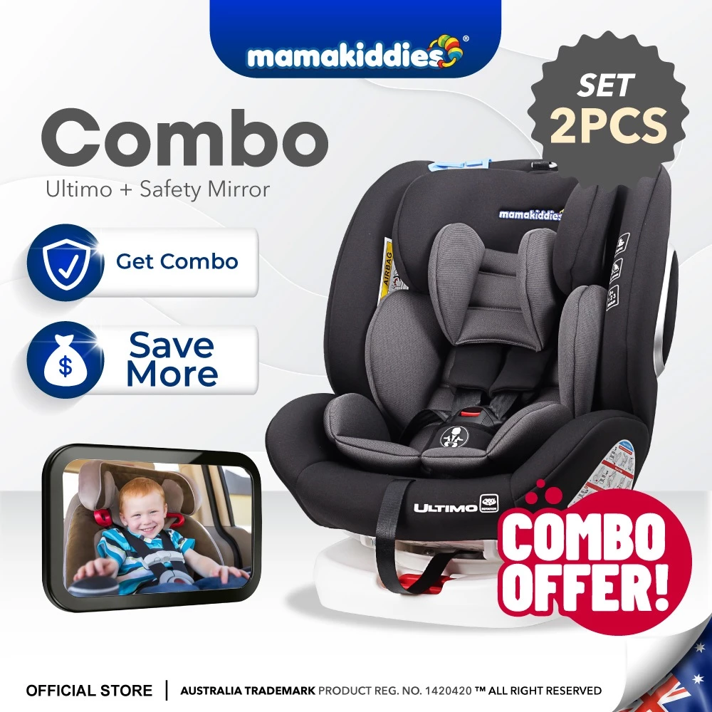 mamakiddies ULTIMO Baby Car Seat Isofix 360 Newborn to 12 Years Old Car Seat Baby Kereta Bayi Budak