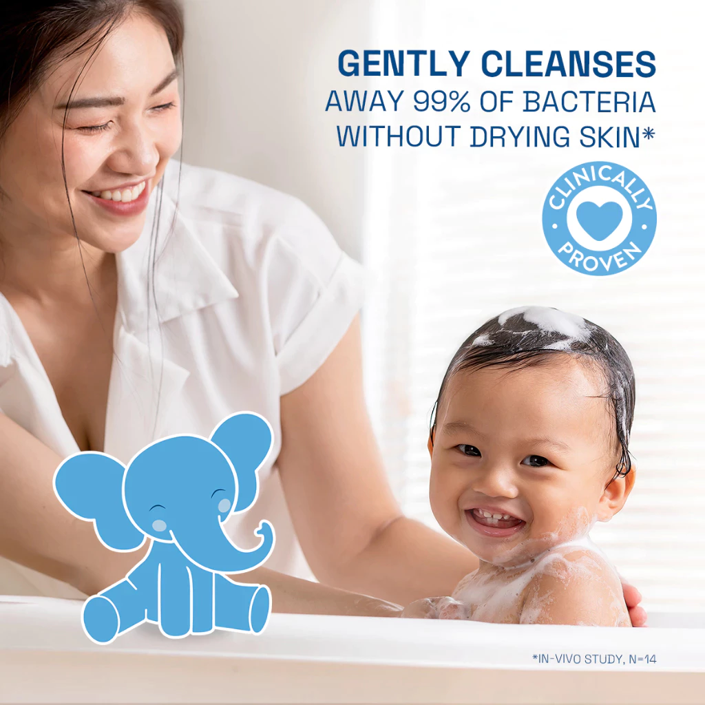 Cetaphil Baby Wash & Shampoo For Hair & Body (400ml) + Baby Daily Lightweight Lotion For Body (400ml)