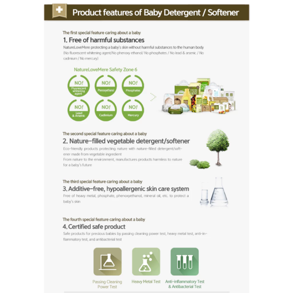 NATURE LOVE MERE Original Baby Laundry Detergent