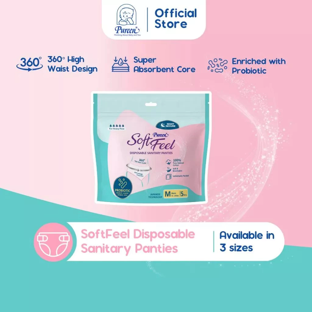 Pureen SoftFeel Disposable Sanitary Panties