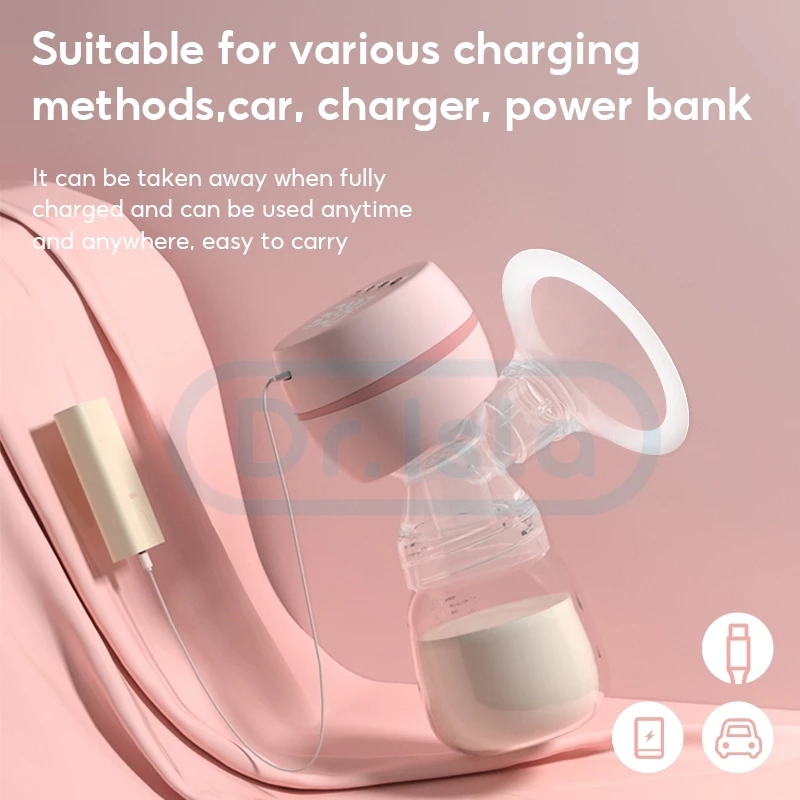 Dr.Isla Electric Breast Pump Handfree Portable Breast Pump Massager Painless Electric Pump Wireless Pam Susu