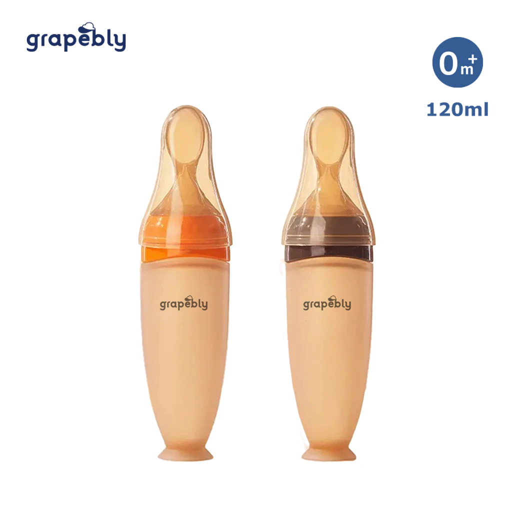 Grapebly Baby Silicone Food Feeder 120ml