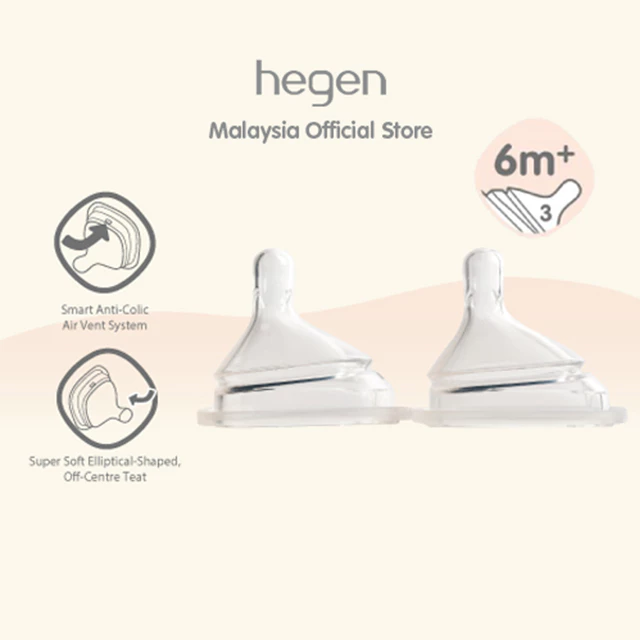 HEGEN Teat (Extra Slow/Slow/Med/Fast/Thick)