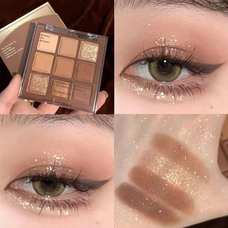 All Matte Eyeshadow Palette Eyeshadow Primer Waterproof Glitter Nude Eye Pigment