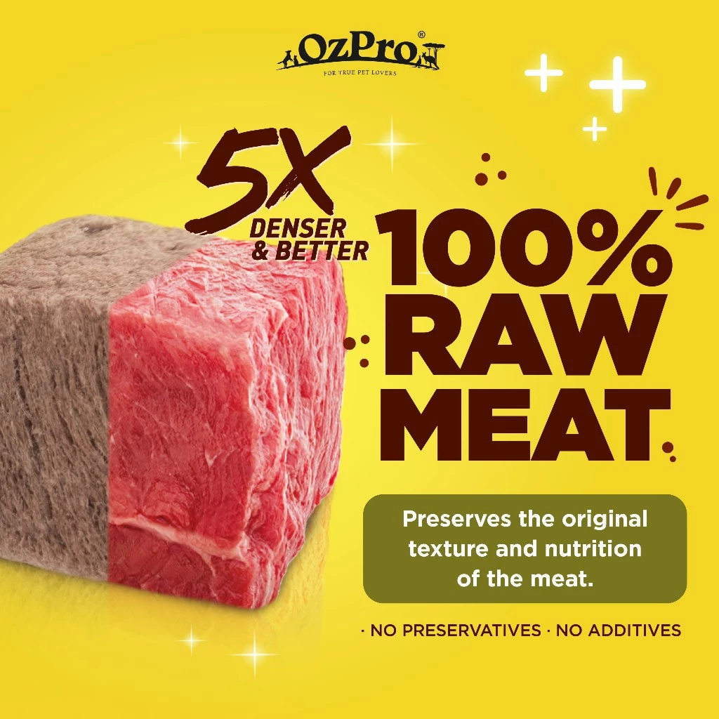 OzPro RawFeast Freeze Dried Pet Dog Cat Kitten Food Premium