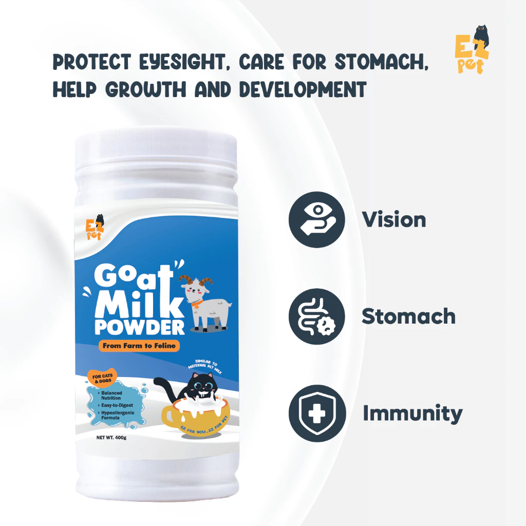 Goat Milk Powder  From Farm to Feline Pet Milk Midalac Goat Milk Cat Dog Susu Kambing Kitten Susu Kucing