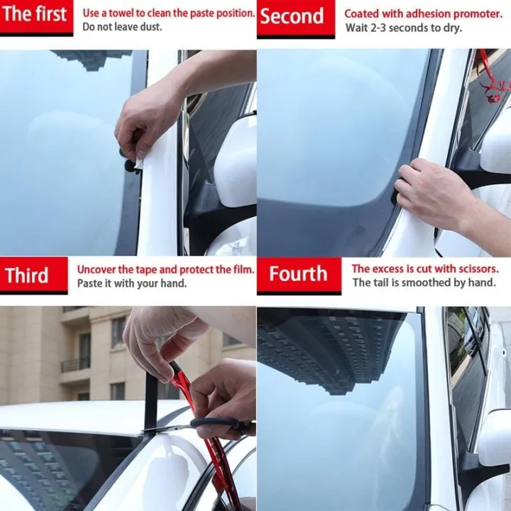 Car Scheme Silence Short T Shape Rubber Seal Strips Roof Edge Window Soundproof Bonnet Boot DIY Sedan MPV SUV Side Tipe