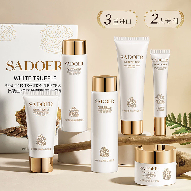 88Home SADOER White Truffle Rejuvenating 6 IN 1 skincare product set for gift set