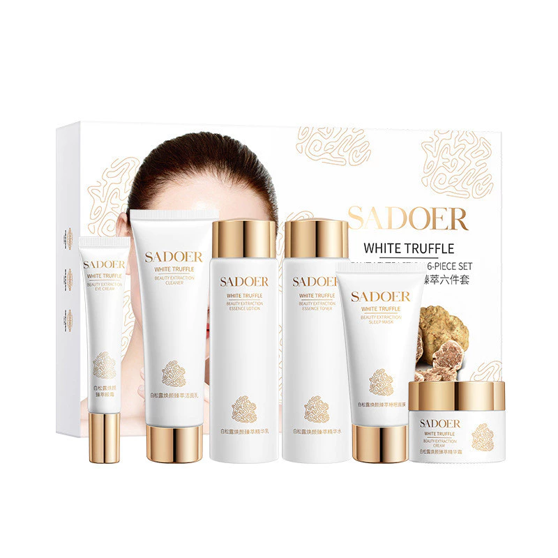 88Home SADOER White Truffle Rejuvenating 6 IN 1 skincare product set for gift set