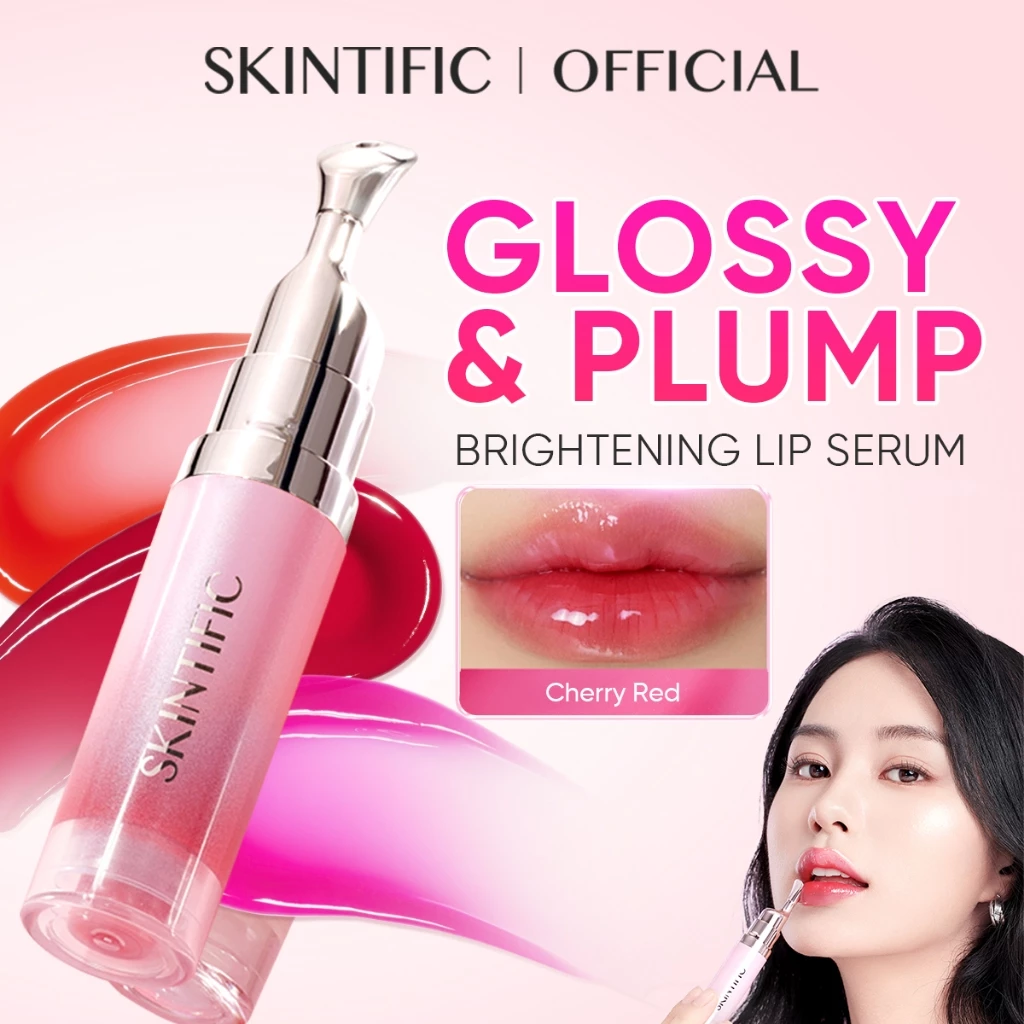 SKINTIFIC Peptide Nourishing Lip Serum Brighten Even and Smoothen tinted lip balm pink lip Serum lip spf lip treatment