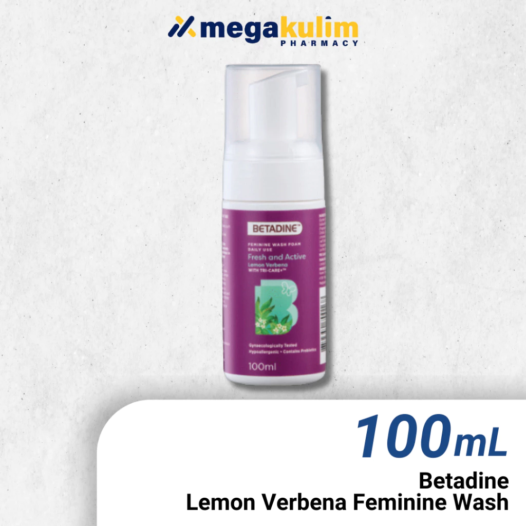 BETADINE Feminine Wash Foam - Lemon Verbena Daily Use 100ml