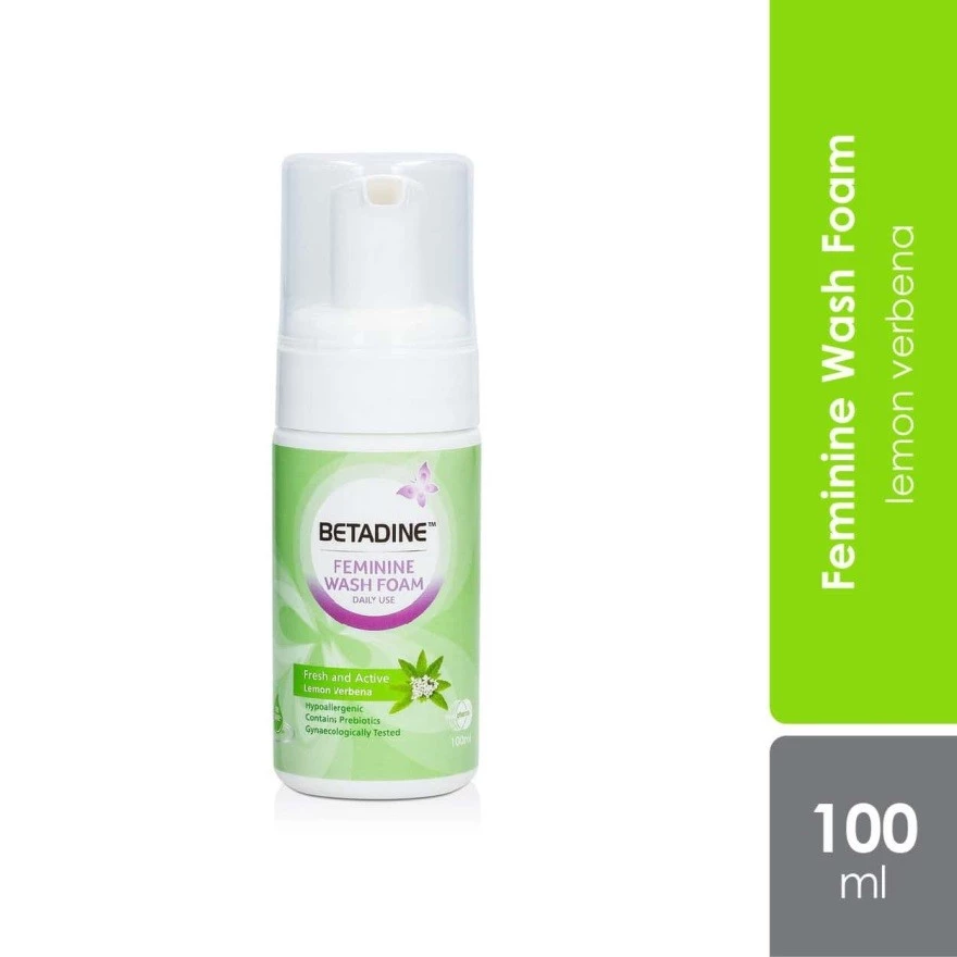 BETADINE Feminine Wash Foam - Lemon Verbena Daily Use 100ml
