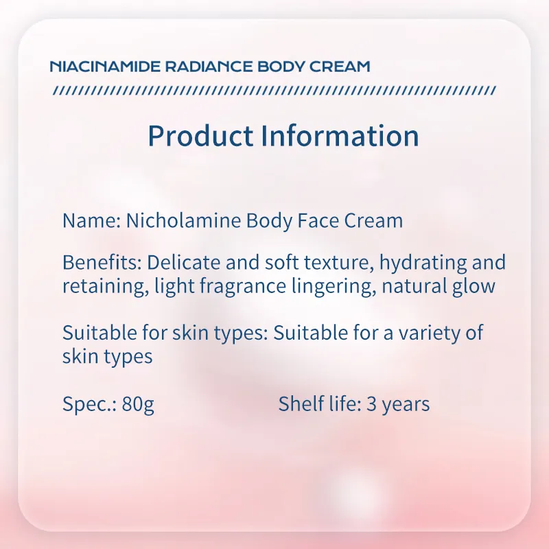 Whitening Cream Body Whitening Cream Removes Melanin Whitens Hydrates and Brightening 80g