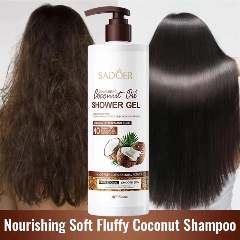 Jaminan Harga Anti-dandruff Coconut Oil shampoo kelemumur ubat Oil Control Relieve Scalp Itchy
