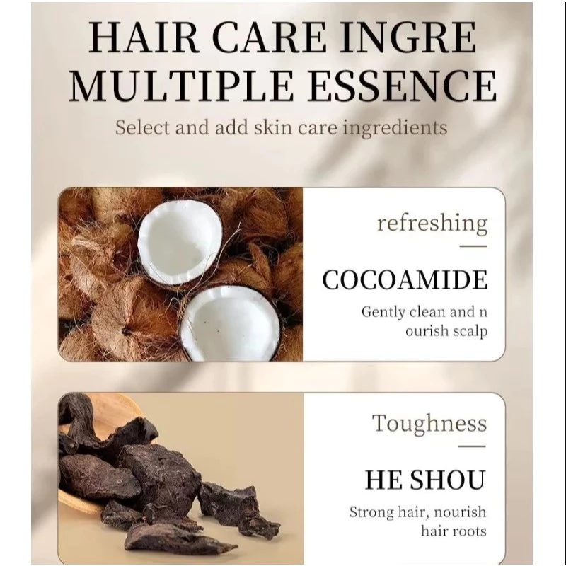 Jaminan Harga Anti-dandruff Coconut Oil shampoo kelemumur ubat Oil Control Relieve Scalp Itchy