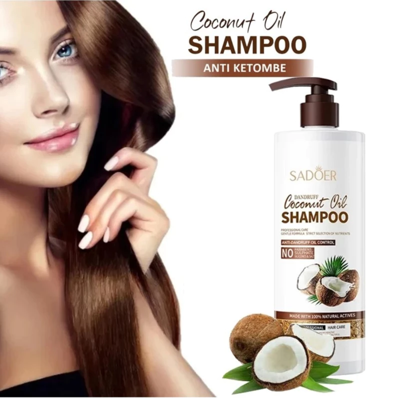Jaminan Harga Anti-dandruff Coconut Oil shampoo kelemumur ubat Oil Control Relieve Scalp Itchy