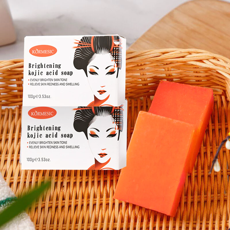 Kojic Acid soap Skin Lightening Soap brightening whitening reduce scar Handmade Essential Oil