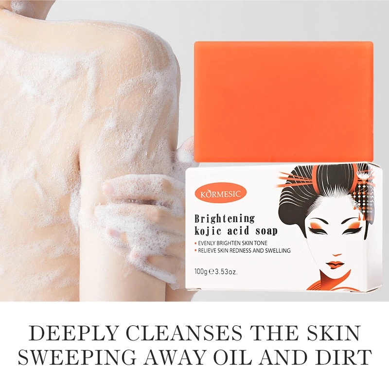 Kojic Acid soap Skin Lightening Soap brightening whitening reduce scar Handmade Essential Oil