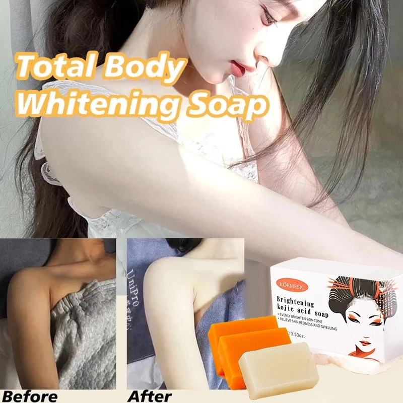 Kojic Acid soap Skin Lightening Soap brightening whitening reduce scar Handmade Essential Oil