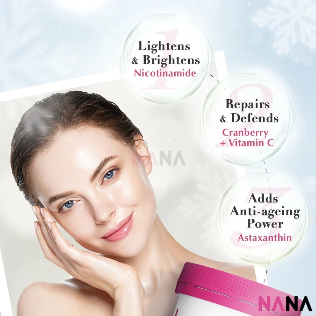 Swisse Beauty Bright Skin Booster 60 Capsules (With Nicotinamide, Pomegranate & A