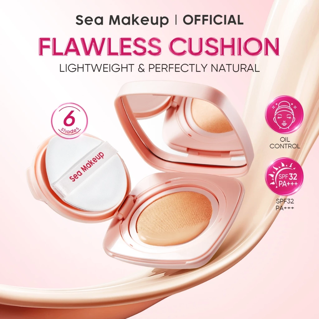 Sea Makeup Fix and Flawless Silk Cushion
