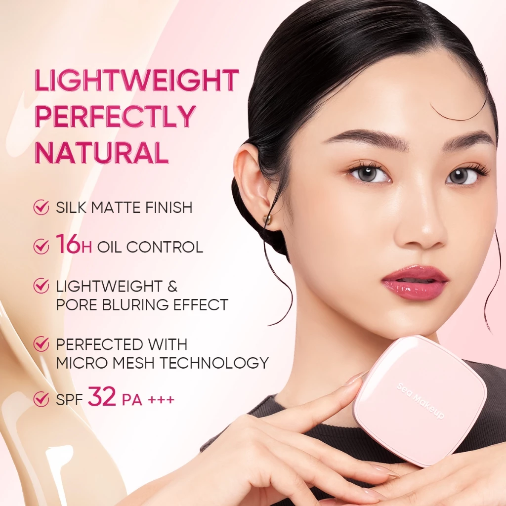 Sea Makeup Fix and Flawless Silk Cushion