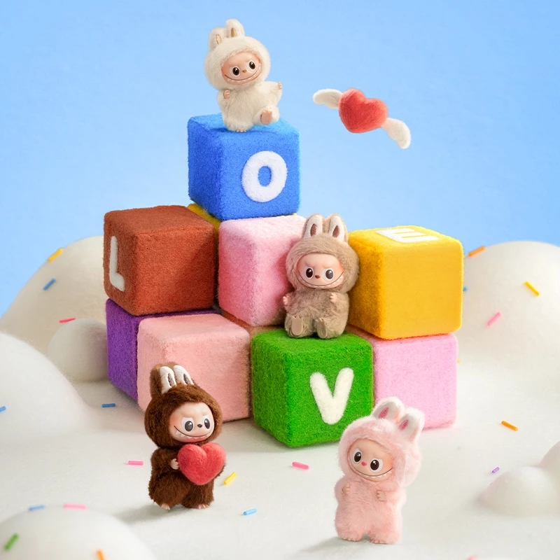 POP MART THE MONSTER PIN FOR LOVE SERIES - Vinyl Plush Pendant blind box (A-M)