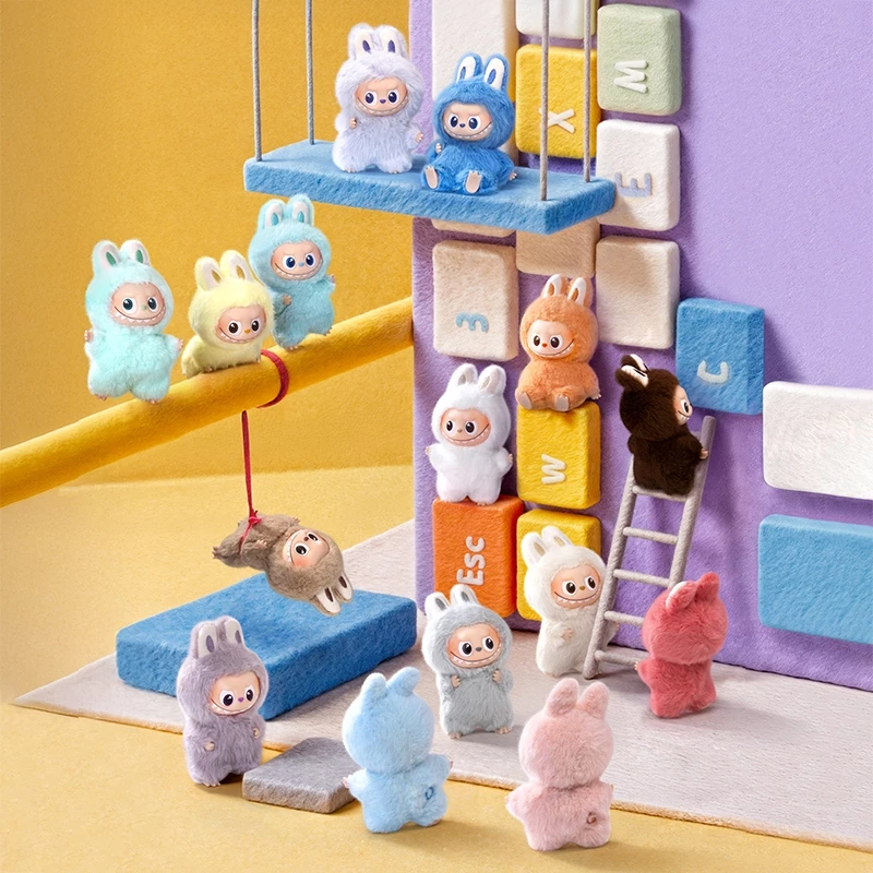 POP MART THE MONSTER PIN FOR LOVE SERIES - Vinyl Plush Pendant blind box (A-M)