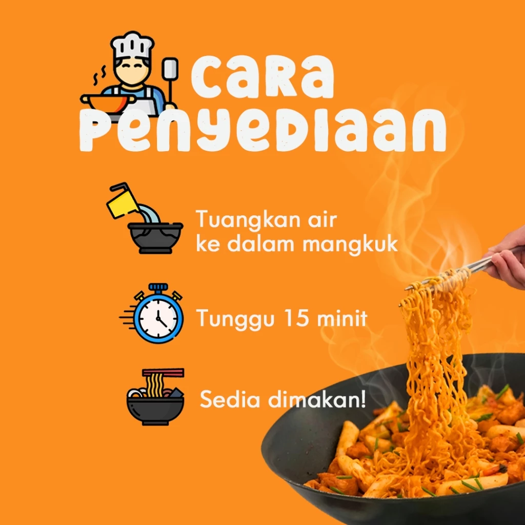 DOKKAEBI Halal Ramen Dakgalbi Jajangmyeon Kimchi Ramen Self-Heating Korean Ramyeon Instant Food