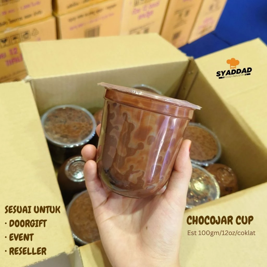 12pcs Chococup Premium Viral 100g - Chocojar Viral (Maximum pembelian 24pcs)