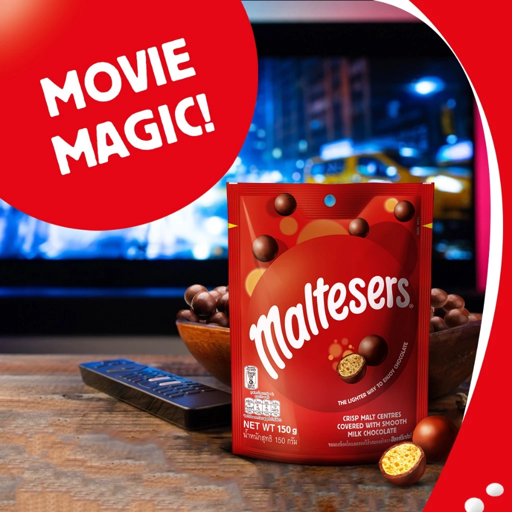 (Bundle of 3) Maltesers Milk Chocolate Share Bag 150g Chocolate - Crispy