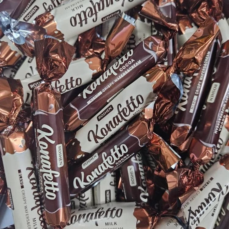 ROSHEN Konafetto MIX Dark -MILK Chocolate Roshen coklat gelap Coklat putih 500G 1kg