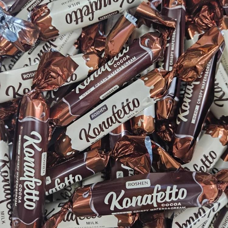 ROSHEN Konafetto MIX Dark -MILK Chocolate Roshen coklat gelap Coklat putih 500G 1kg