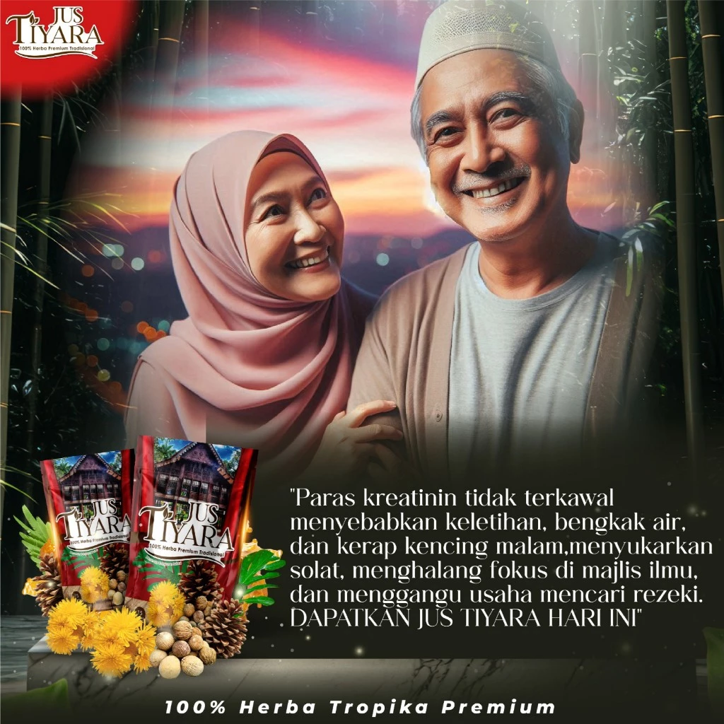 ( JUS TIYARA ) - Akar Tali Hayat Minuman Herba Tradisional Berkualiti Tinggi & Premium