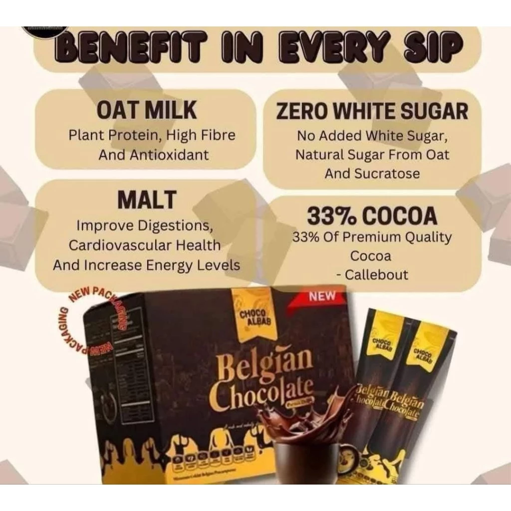💥BIG SALE💥Belgian Drink ORIGINAL CHOCO ALBAB