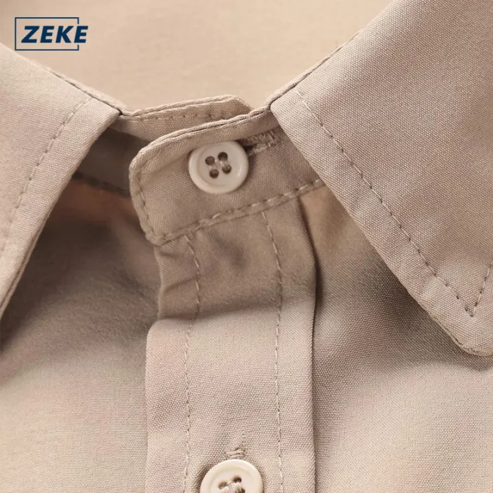 ZEKE A0057 Polo Shirt M-3XL Unisex Mensweahort Sleever