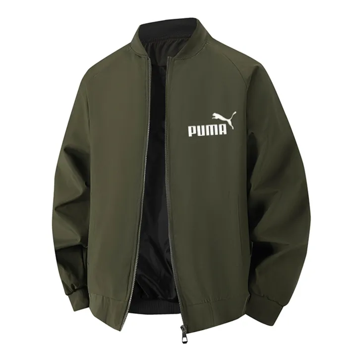 【TOP 1】 Bomber Jacket Double pockets 6 colors Round neck design Solid color design │Suitable for daily wear and special occasions Menswear <> Sleeve</> Unisex Coats Plain Casual Zipper