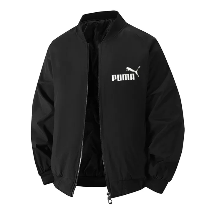 【TOP 1】 Bomber Jacket Double pockets 6 colors Round neck design Solid color design │Suitable for daily wear and special occasions Menswear <> Sleeve</> Unisex Coats Plain Casual Zipper