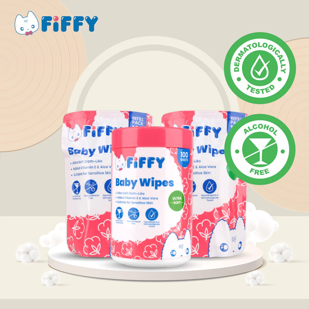 FIFFY TISU BASAH ULTRA SOFT WIPES COMBO PACK