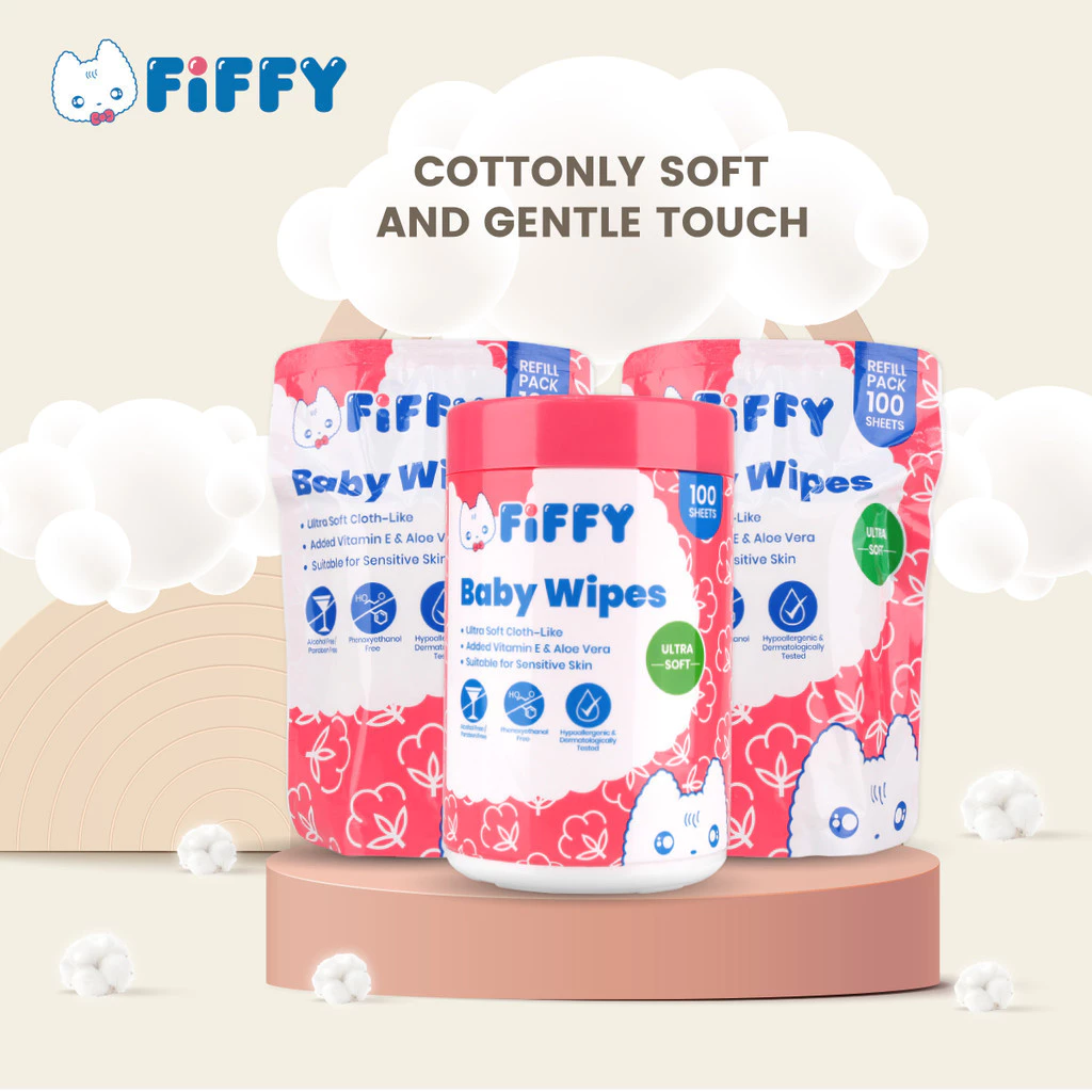 FIFFY TISU BASAH ULTRA SOFT WIPES COMBO PACK