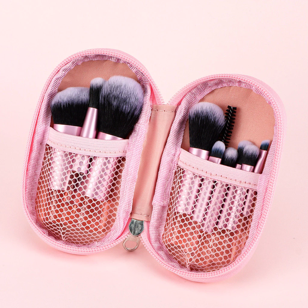 10pcs/set Makeup brush, free brush bag is a full set of travel essentials and easy to carry